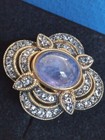 10 mm Genuine Tanzanite Oval Cabochon Ring SIZE 7 — photo 5