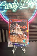 2019-20 Panini Hoops. Jordan Poole Rookie. Red Cracked Ice #223. Pack Fresh! 
