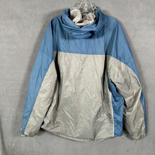 Stearns Dry Wear Jacket Size XL Gray Blue Waterproof Full Zip Windbreaker Rain - Picture 4 of 15