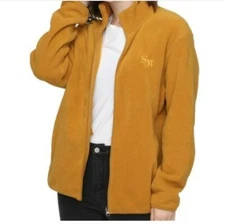 Season wind Full Zip Polar Fleece Jacket Ultra Soft High Collar Women Size XS