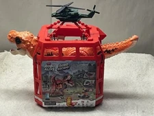 Robo Alive Dino Escape Dinosaur and Helicopter Playset - Zuru NEW