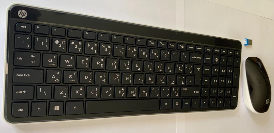 HP Arabic Wireless Keyboard and Mouse Slim Bilingual Arabic and English layout - Image 2 of 4