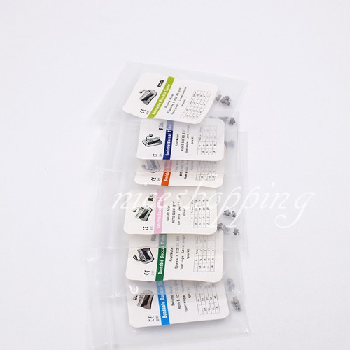 1 Confezione Dentale 1°/2° Tubo Buccale MBT/Roth/Edgewise 022/018 Bondable Non-con - Foto 9 di 102