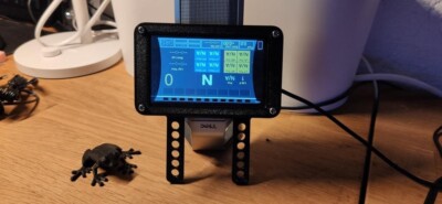 VOCore 4'' Screen Case Fanatec Mount DIY Kit, Display for Fanatec, Dashboard