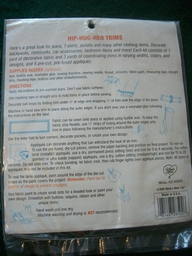 What's New "Hip Hug Her Fashion Trims" Date 1999 - Picture 2 of 2