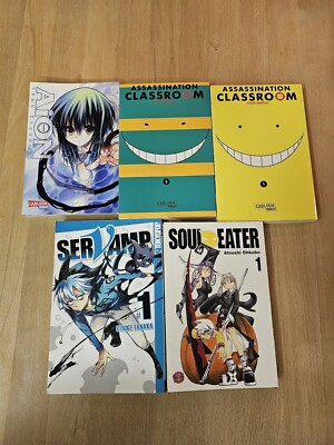 Mangas Deutsch, Soul Eater, Servamp, Aion, Assassination Classroom