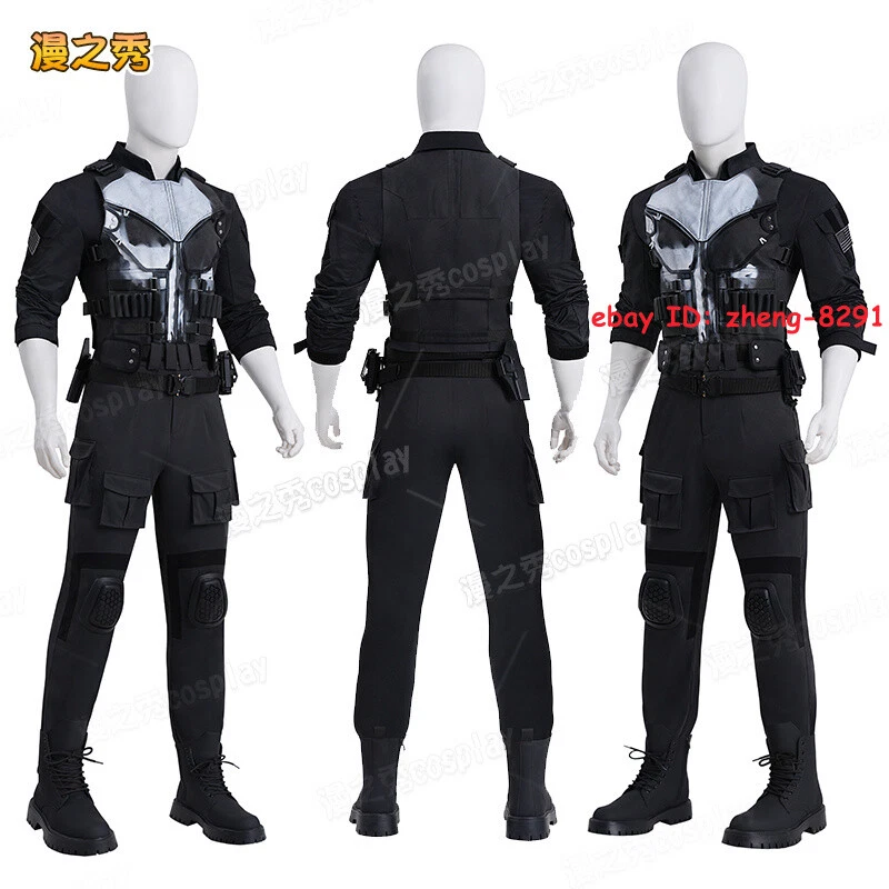 Daredevil:Born Again The Punisher Costume Outfit Cosplay Men's Uniform Halloween - Image 3 of 4
