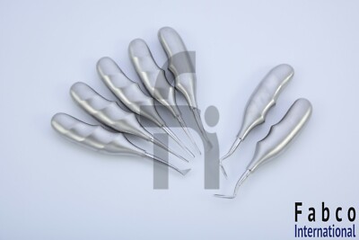 Dental Elevators 7Pcs Extraction Surgical Finger Style Oral Dental Instrumemts
