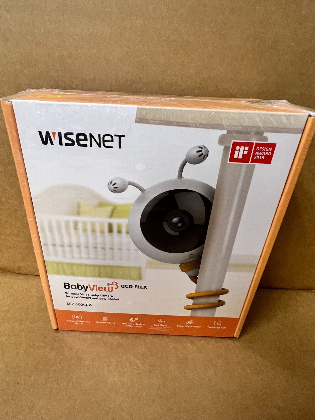 Samsung Wisenet BabyView Eco Flex SEB-102CRW Add on Baby Mon