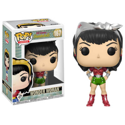 DC Bombshells Wonder Woman 3.75'' Holiday US Exclusive Funko Pop! Vinyl Figure