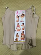 Salome Faja Waist Trainer Vest Cincher Tummy Control Back Support with Zipper