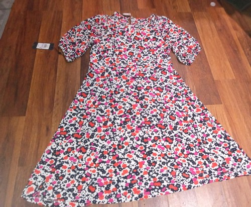 Abito da donna Tommy Hilfiger taglia 6 nuovo con etichette floreale bellissimo elasticizzato - Foto 8 di 9
