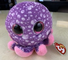 TY Beanie Boos LEGS Purple Octopus Plush New with Tags