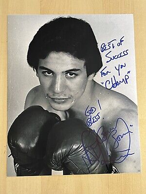 Ray Mancini Autographed Picture - Boom Boom 8x10