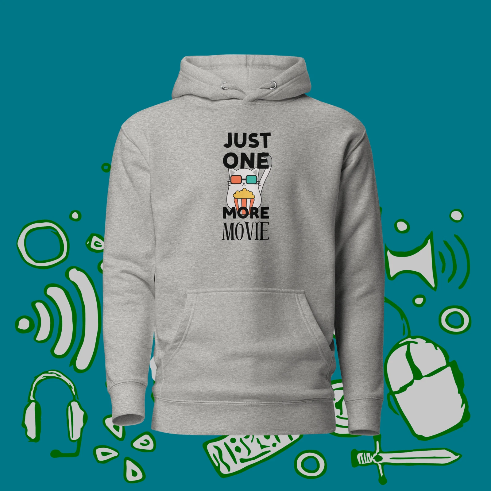 Just One More Movie Unisex Hoodie Game Fan Gamer Hoodie Gamer Gift Sweatshirt
