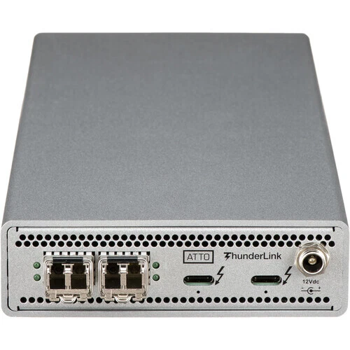 ATTO Technology ThunderLink TLN3-3102 40Gb Thunderbolt 3 to 10Gb (SFP+) Adapter