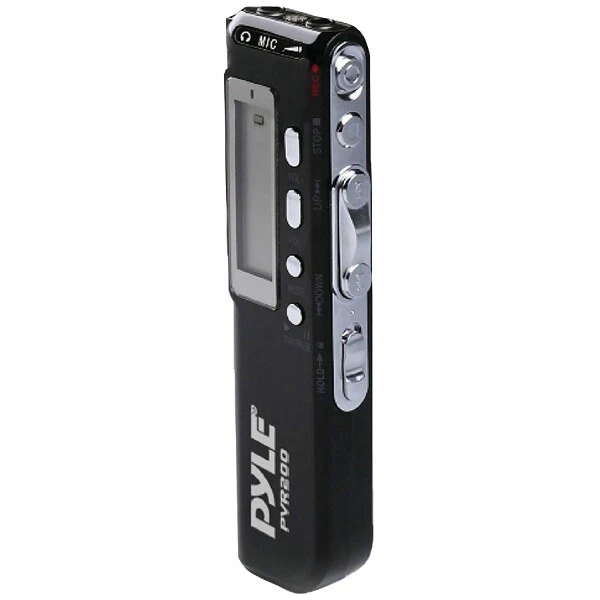 Pyle PVR200 Digital Voice Recorder w/ 4GB Memory, Headphone Jack & USB Interface - Image 4 of 4