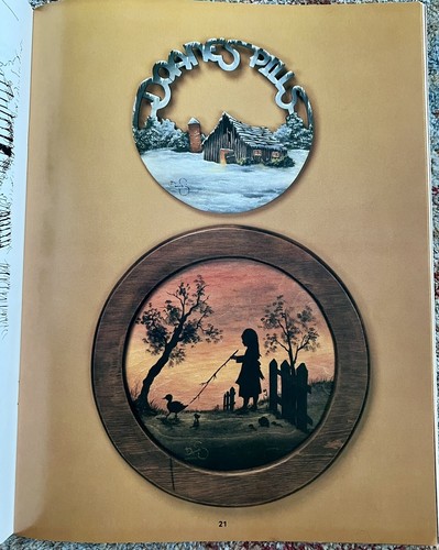 2 Vintage Bonnie Seaman dekorative Tole Malerei Muster Bks Landsammlung - Bild 17 von 17