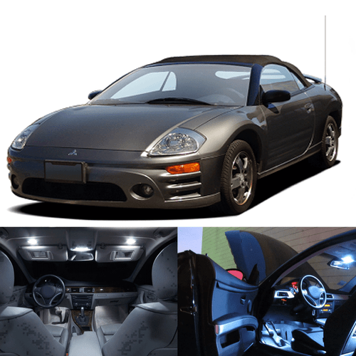 LED White Dome Trunk Plate Package Kit For Mitsubishi Eclipse 2000-2005 (10 pcs) - Bild 1 von 8