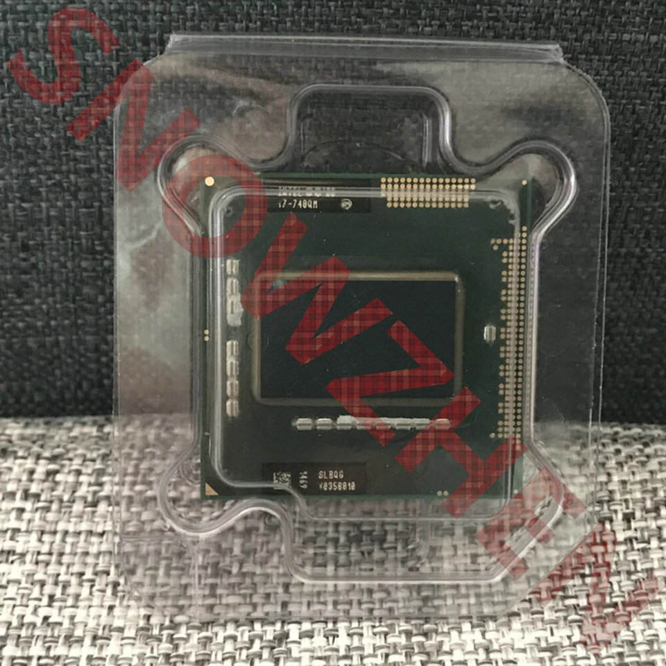 Intel Core i7-740QM i7-820QM i7-840QM i7-920XM i7-940XM CPU Socket G1 Processor - Image 3 of 3