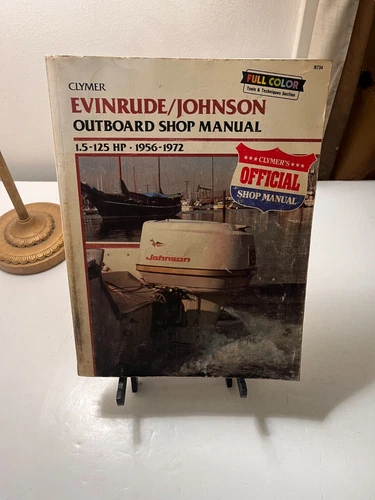 Clymer Evinrude Johnson Outboard Shop Manual 1.5-125HP 1956-1972 * Boat Motors
