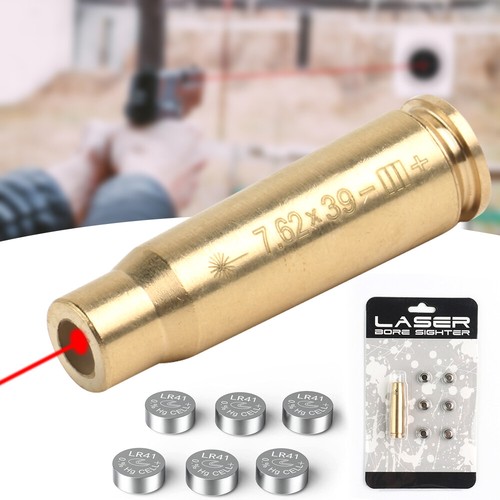 7.62x39 Laser Bore Sighter Boresight Red Dot Cartridge Bore Sight 6Pcs
