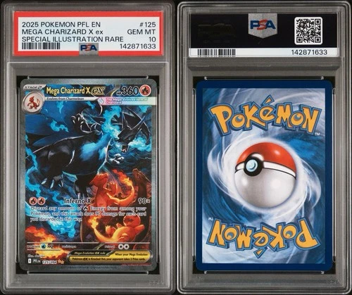 Mega Charizard x EX PFL PSA 10 Pokemon Card