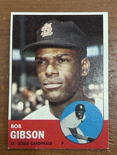 Bob Gibson 1963 Topps #415 EX 🔥🔥 St Louis Cardinals