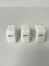 Lot of 3 Genuine OEM Apple 12W Single USB Wall Chargers Power Adapters A1401