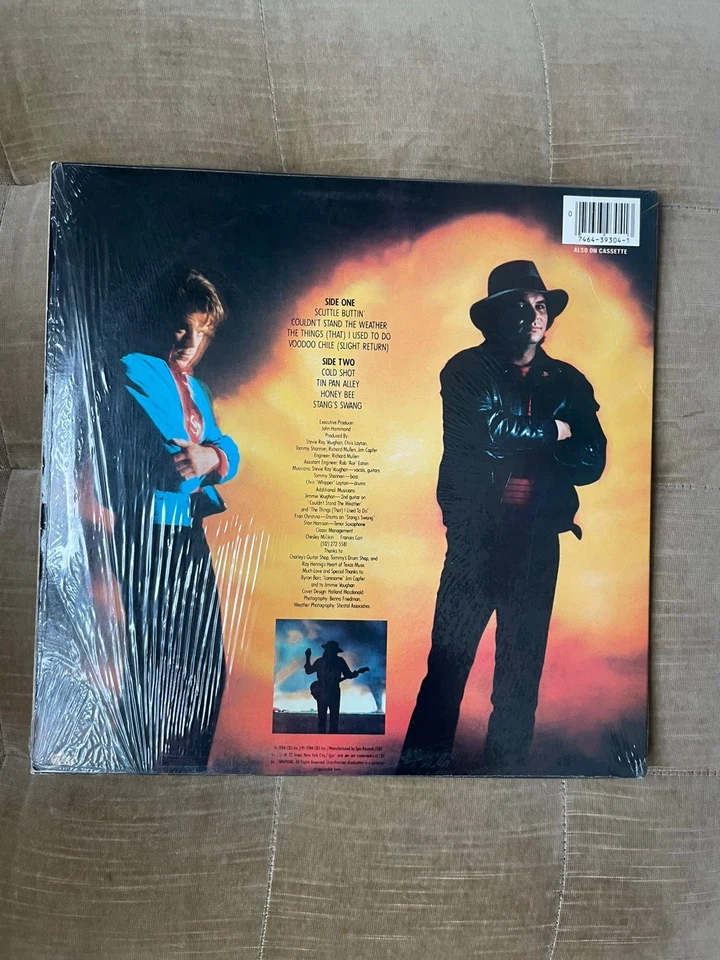 Stevie Ray Vaughan ~ Couldn’t Stand The Weather LP 1984 1st Press Vinyl EX - Image 2 of 3