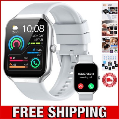 2025 Smart Watch for Men & Women   1.96'' HD Fitness Tracker,  Waterproof