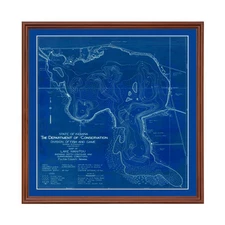Old Map of Lake Manitou, IN 1924 - Vintage Lake Manitou Indi
