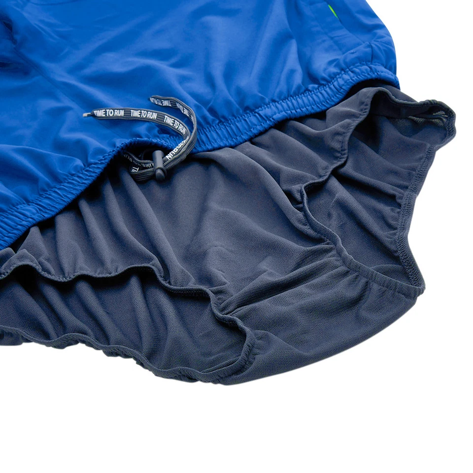 Men's Trail Spirit Running Shorts With Side And Rear Pockets-Barents Blue - Image 4 of 4