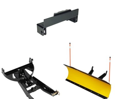 Yellow 66'' Pro Blade UTV Snow Plow Kit For Odes UTVs Dominator X2 1000 2017