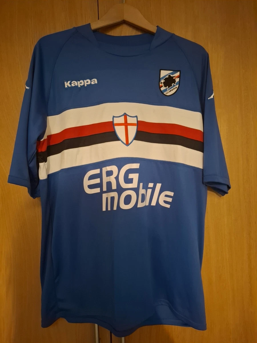 Maillot Sampdoria Sans Match Porté Issue Haut Jersey Camiseta Vintage 1990/1991 Maillot Sampdoria Sans Match Porté Issue Haut Jersey Camiseta Vintage 1990/1991