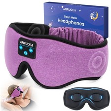 3D Bluetooth Sleep Mask  Wireless Headphones for Side Sleepers, Comfortable ...