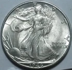 1946-D Walking Liberty Half Dollar 50c 90% Silver Antique Coin Old Rare BU UNC