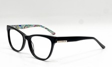 ISAAC MIZRAHI IM30019 BK BLACK AUTHENTIC EYEGLASSES 53-16