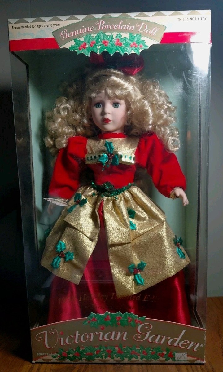 1998 Limited Edition Victorian Garden Porcelain Doll Holly for