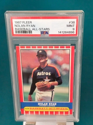 1987 Fleer Limited Edition All-Stars Nolan Ryan #38 PSA 9 MINT 💎 Astros 🔥