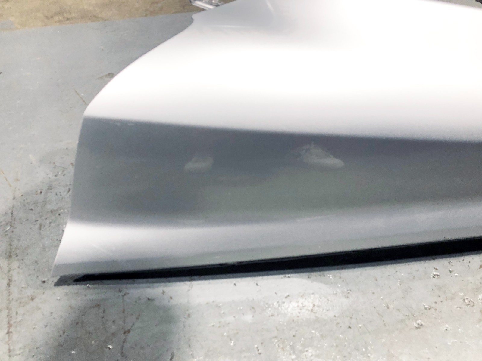03-13 Maserati Quattroporte M139 Right Passenger Fender Panel GRIGIO TOURING 09