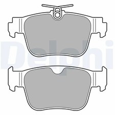 1x ORIGINAL® Delphi Bremsbelagsatz, Scheibenbremse Hinten für VW TIGUAN (CT1)