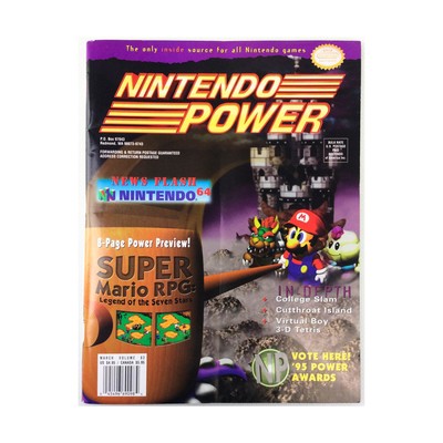 Nintendo Nintendo Power #82 ''Super Mario RPG, Nintendo 64, 3D Tetris'' Mag VG