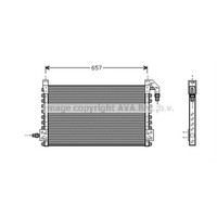 AVA Quality Cooling Kondensator Klimaanlage KlimaküHler ( VL5015 )