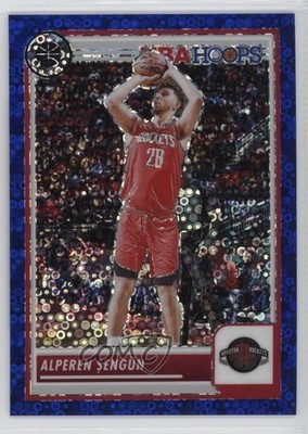 2023-24 Panini NBA Hoops Premium Stock Blue Disco Prizm /99 Alperen Sengun 1p7j