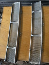 1957 Cadillac Cowl Vent Grille Trim Pair Oem Left And Right 56 Caddy 1957 Cadillac Cowl Vent Grille Trim Pair Oem Left And Right 56 Caddy