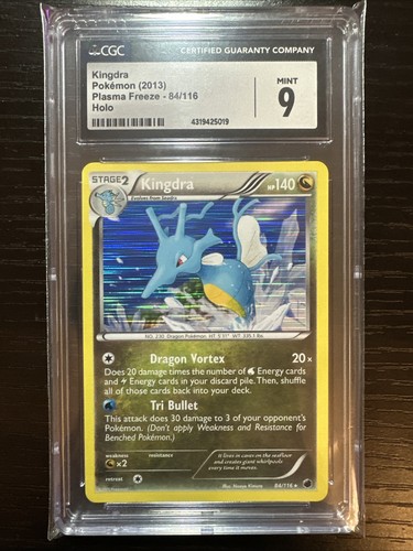 Kingdra graded CGC 9 for sale on eBay