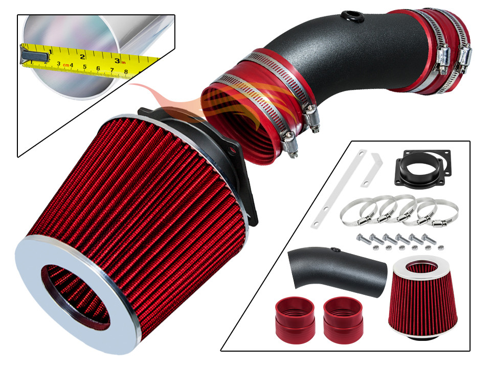 XYZ RW RED Air Intake Kit 92-95 Crown Victoria Town Car Grand Marquis 4.6L V8