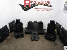 2015-2023 Dodge Charger Daytona Oem Black Suede Leather Seats Door Panels