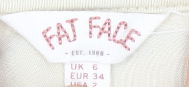 Fat Face Women's Beige Embroidered Dress Size 6 - Picture 3 of 12